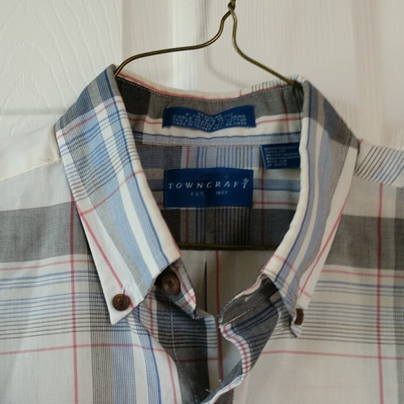 Sold!! Clearance Sale Towncraft Man's Sports Shirt LS Size M - Picture 4 of 8